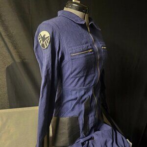 Maria Hill Cosplay Jumpsuit - Custom Altered with SHIELD Patch